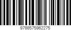 Código de barras (EAN, GTIN, SKU, ISBN): '9788575962275'