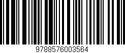 Código de barras (EAN, GTIN, SKU, ISBN): '9788576003564'