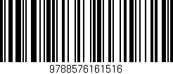 Código de barras (EAN, GTIN, SKU, ISBN): '9788576161516'