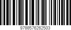 Código de barras (EAN, GTIN, SKU, ISBN): '9788576262503'