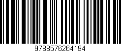 Código de barras (EAN, GTIN, SKU, ISBN): '9788576264194'