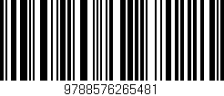 Código de barras (EAN, GTIN, SKU, ISBN): '9788576265481'