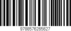 Código de barras (EAN, GTIN, SKU, ISBN): '9788576265627'