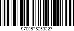 Código de barras (EAN, GTIN, SKU, ISBN): '9788576266327'