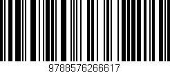 Código de barras (EAN, GTIN, SKU, ISBN): '9788576266617'
