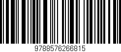 Código de barras (EAN, GTIN, SKU, ISBN): '9788576266815'