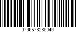 Código de barras (EAN, GTIN, SKU, ISBN): '9788576268048'