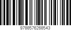 Código de barras (EAN, GTIN, SKU, ISBN): '9788576268543'