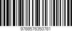 Código de barras (EAN, GTIN, SKU, ISBN): '9788576350781'