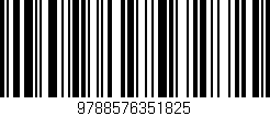 Código de barras (EAN, GTIN, SKU, ISBN): '9788576351825'