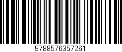 Código de barras (EAN, GTIN, SKU, ISBN): '9788576357261'