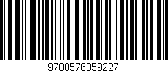 Código de barras (EAN, GTIN, SKU, ISBN): '9788576359227'