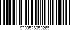Código de barras (EAN, GTIN, SKU, ISBN): '9788576359265'