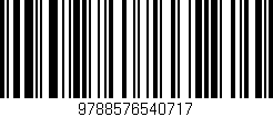 Código de barras (EAN, GTIN, SKU, ISBN): '9788576540717'