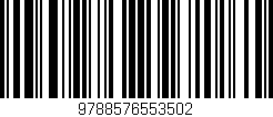 Código de barras (EAN, GTIN, SKU, ISBN): '9788576553502'