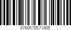 Código de barras (EAN, GTIN, SKU, ISBN): '9788576571865'