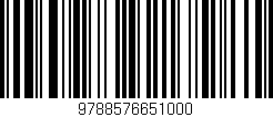 Código de barras (EAN, GTIN, SKU, ISBN): '9788576651000'