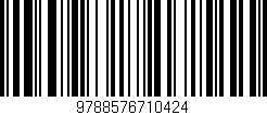 Código de barras (EAN, GTIN, SKU, ISBN): '9788576710424'