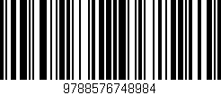 Código de barras (EAN, GTIN, SKU, ISBN): '9788576748984'