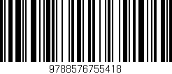 Código de barras (EAN, GTIN, SKU, ISBN): '9788576755418'