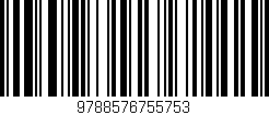Código de barras (EAN, GTIN, SKU, ISBN): '9788576755753'