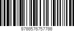 Código de barras (EAN, GTIN, SKU, ISBN): '9788576757788'
