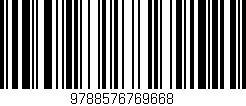 Código de barras (EAN, GTIN, SKU, ISBN): '9788576769668'