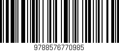 Código de barras (EAN, GTIN, SKU, ISBN): '9788576770985'