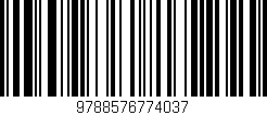 Código de barras (EAN, GTIN, SKU, ISBN): '9788576774037'