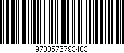 Código de barras (EAN, GTIN, SKU, ISBN): '9788576793403'