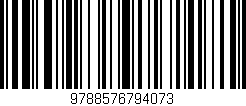 Código de barras (EAN, GTIN, SKU, ISBN): '9788576794073'