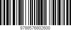 Código de barras (EAN, GTIN, SKU, ISBN): '9788576802600'