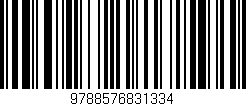 Código de barras (EAN, GTIN, SKU, ISBN): '9788576831334'