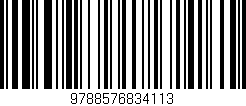 Código de barras (EAN, GTIN, SKU, ISBN): '9788576834113'