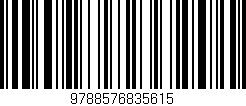 Código de barras (EAN, GTIN, SKU, ISBN): '9788576835615'