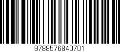 Código de barras (EAN, GTIN, SKU, ISBN): '9788576840701'