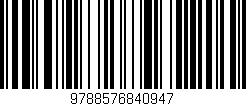 Código de barras (EAN, GTIN, SKU, ISBN): '9788576840947'