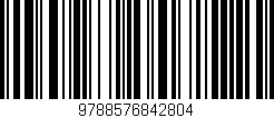 Código de barras (EAN, GTIN, SKU, ISBN): '9788576842804'