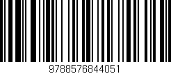 Código de barras (EAN, GTIN, SKU, ISBN): '9788576844051'