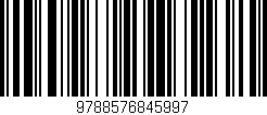Código de barras (EAN, GTIN, SKU, ISBN): '9788576845997'