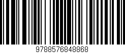 Código de barras (EAN, GTIN, SKU, ISBN): '9788576848868'