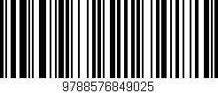 Código de barras (EAN, GTIN, SKU, ISBN): '9788576849025'