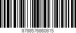 Código de barras (EAN, GTIN, SKU, ISBN): '9788576860815'