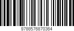 Código de barras (EAN, GTIN, SKU, ISBN): '9788576870364'
