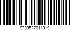 Código de barras (EAN, GTIN, SKU, ISBN): '9788577011919'