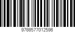 Código de barras (EAN, GTIN, SKU, ISBN): '9788577012596'