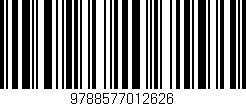 Código de barras (EAN, GTIN, SKU, ISBN): '9788577012626'