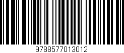 Código de barras (EAN, GTIN, SKU, ISBN): '9788577013012'