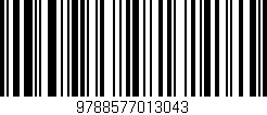 Código de barras (EAN, GTIN, SKU, ISBN): '9788577013043'