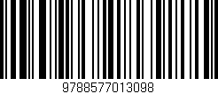 Código de barras (EAN, GTIN, SKU, ISBN): '9788577013098'